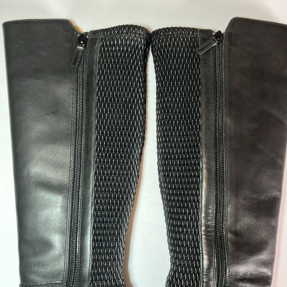 Cole Haan black Rockland size 6.5 B elastic calf boots - Picture 8 of 9